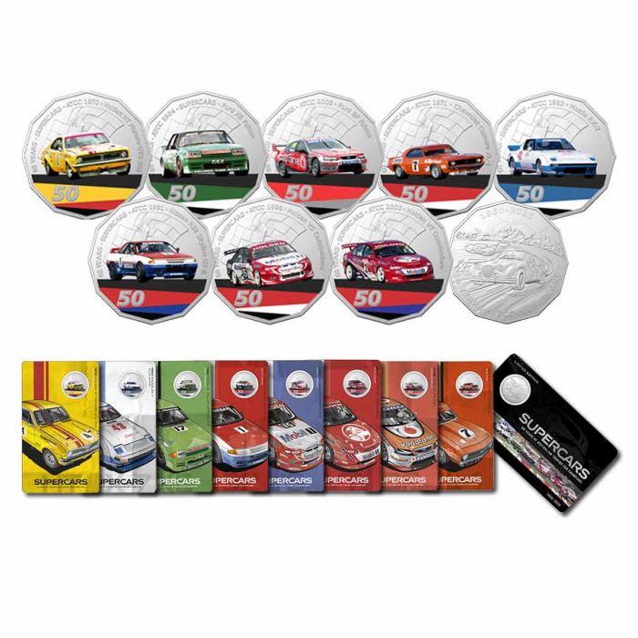 2020 Super Cars 60 Years Coin Set