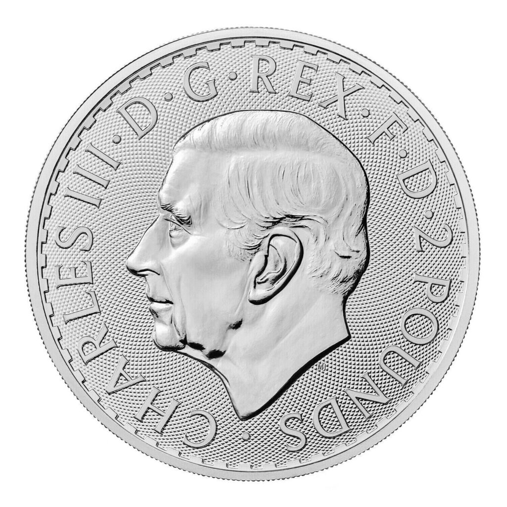 2023 UK Britannia 1oz King Charles Silver Coin