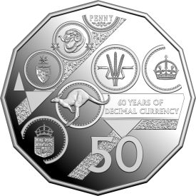 2026 60 Years of Decimal Currency 50c Coin